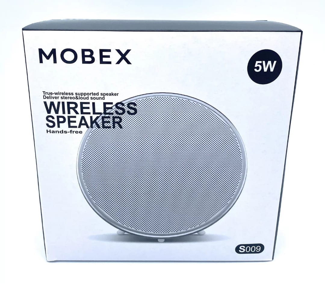 Cassa speaker wireless MOBEX TWS bluetooth con entrata usb + aux 3.5 per microfono